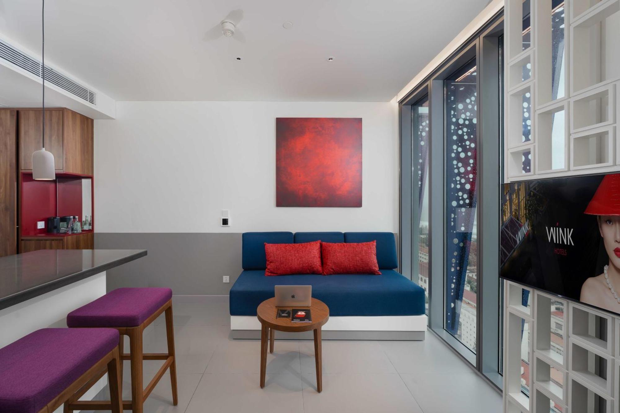 Wink Icon Hotel Danang Riverside - Luxury Suites - 24Hrs Stay & Rooftop Pool Bar المظهر الخارجي الصورة